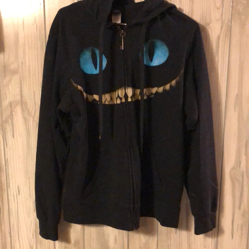 Alice in Wonderland Cheshire Cat Disney Zip Hoodie